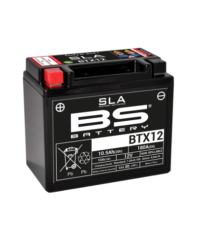 Batterie BS BATTERY SLA sans entretien activé usine - BTX12