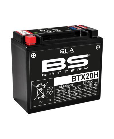 Batterie BS BATTERY SLA sans entretien activé usine - BTX20H