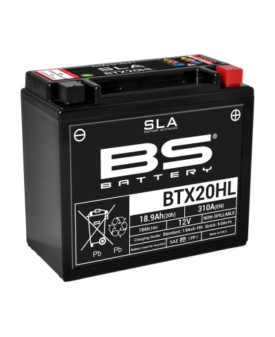 Batterie BS BATTERY SLA sans entretien activé usine - BTX20HL