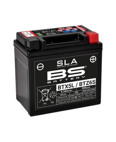 Batterie BS BATTERY SLA sans entretien activé usine - BTX5L / BTZ6S