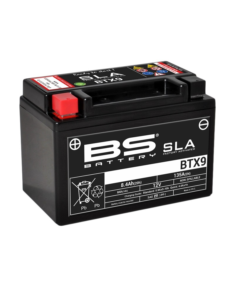 Batterie BS BATTERY SLA sans entretien activé usine - BTX9