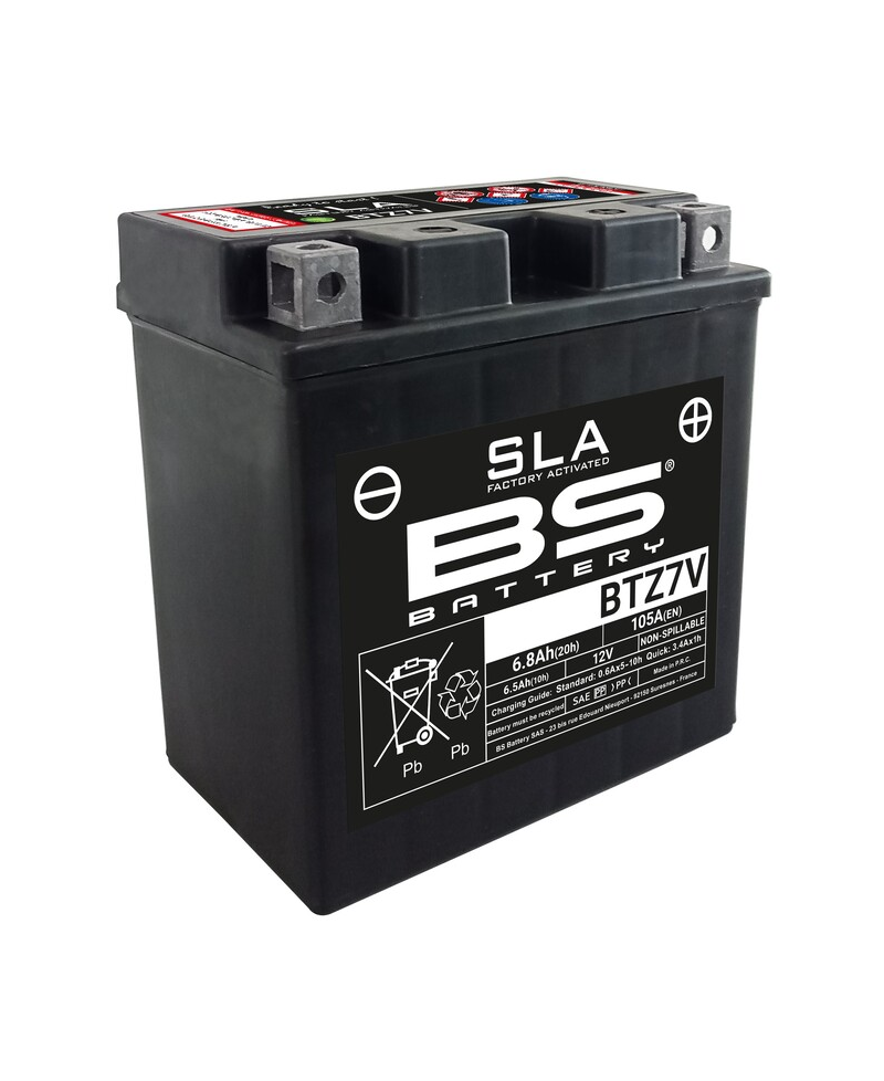 Batterie BS BATTERY SLA sans entretien activé usine - BTZ7V