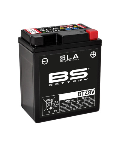 Batterie BS BATTERY SLA sans entretien activé usine - BTZ8V