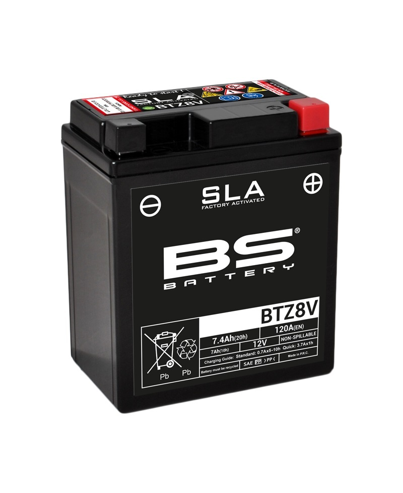 Batterie BS BATTERY SLA sans entretien activé usine - BTZ8V