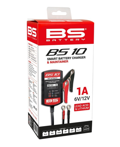 Chargeur de batterie intelligent BS BATTERY BS10 - 6V/12V 1A