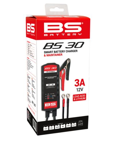 Chargeur de batterie intelligent BS BATTERY BS30 - 12V 3A