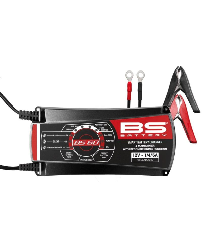 Chargeur de batterie pro-intelligent BS BATTERY BS60 - 12V 1/4/6A