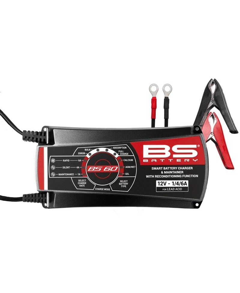 Chargeur de batterie pro-intelligent BS BATTERY BS60 - 12V 1/4/6A