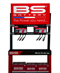 Kit présentoir BS BATTERY + deux chargeurs BK20