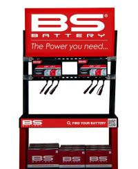 Kit présentoir BS BATTERY + un chargeur BK20