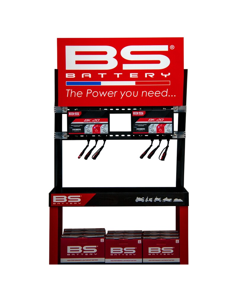 Station de charge BS Battery - présentoir + support - chargeur non inclus