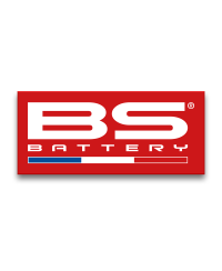 Sticker BS BATTERY drapeau français - rouge 300x131mm