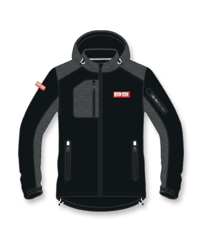 Veste softshell BS BATTERY Bs Factory - noir/gris taille XXL
