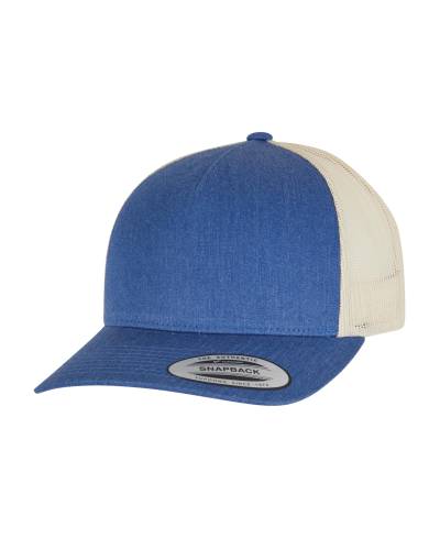 Casquette trucker retro bicolore - FL6506T - U - BLEU / BEIGE - FLEXFIT