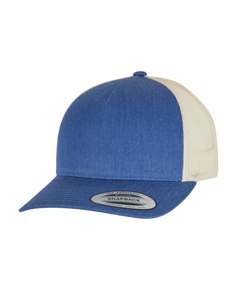 Casquette trucker retro bicolore - FL6506T - U - BLEU / BEIGE - FLEXFIT