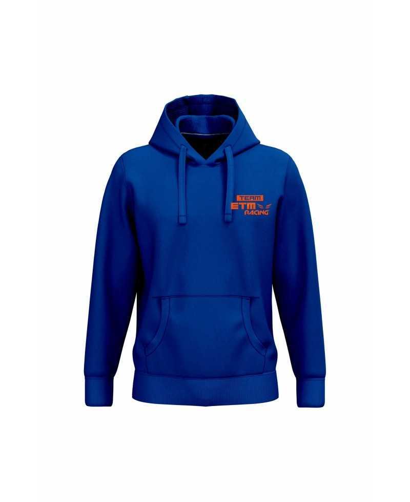Sweet-shirt capuche homme - K489 - 2XL - Royal bleu - ETM RACING