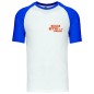 T-shirt bicolore - K330 - XL - Blanc/Royal Bleu - ETM RACING