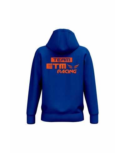 Sweet-shirt capuche homme - K489 - XL - Royal bleu - ETM RACING