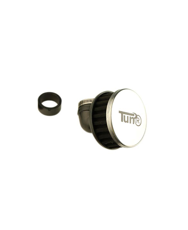 FILTRE A AIR TUN'R D28-35 AIR COOL NOIR COUDE 90°