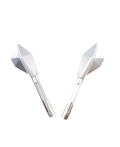 RETRO UNIVERSEL TUN'R* ECHO ALU CNC LONG ARGENT (PR)