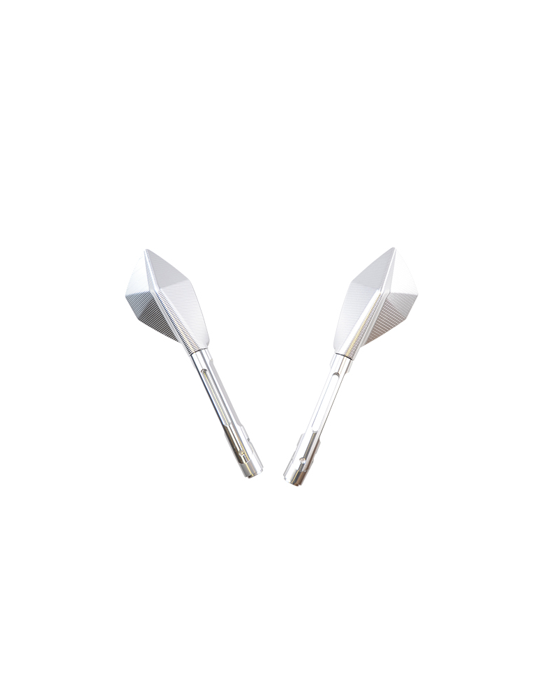 RETRO UNIVERSEL TUN'R* ECHO ALU CNC LONG ARGENT (PR)