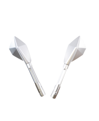 RETRO UNIVERSEL TUN'R* ECHO ALU CNC LONG ARGENT (PR)