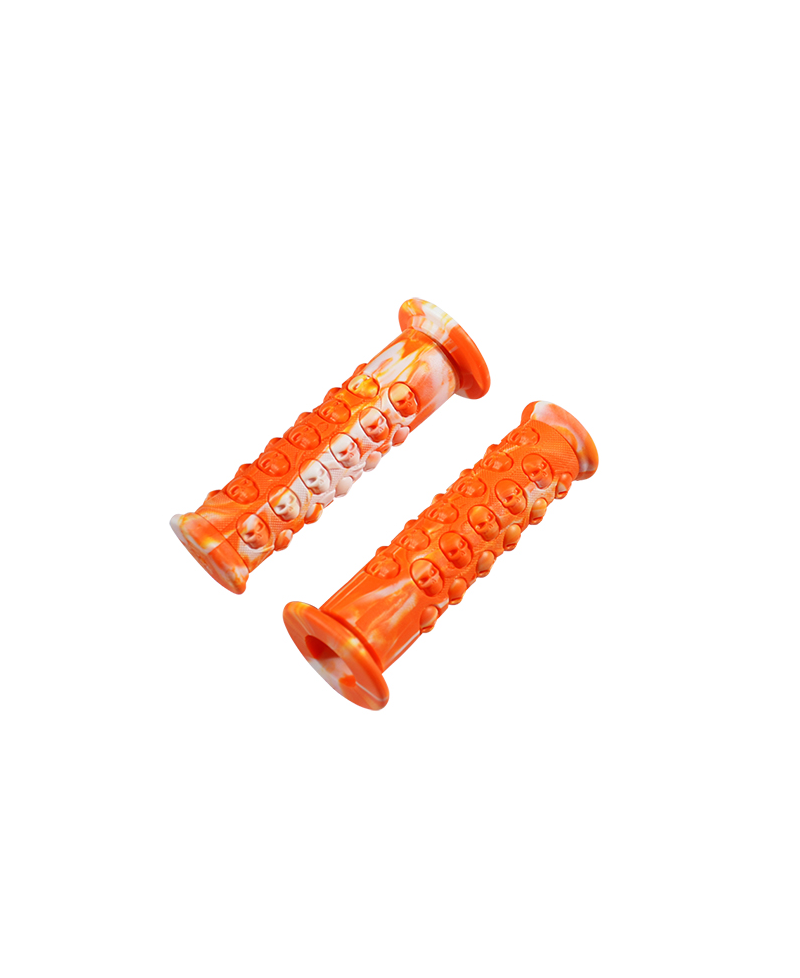 REVETEMENT/POIGNEE TUN'R SKULL ORANGE/BLANC (PR)