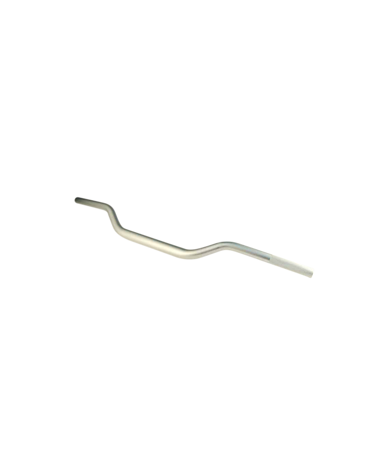 GUIDON MECABOITE/MOTO TUN'R CROSS OVERSIZE D 28.6 ALU ARGENT (L810 H 55)