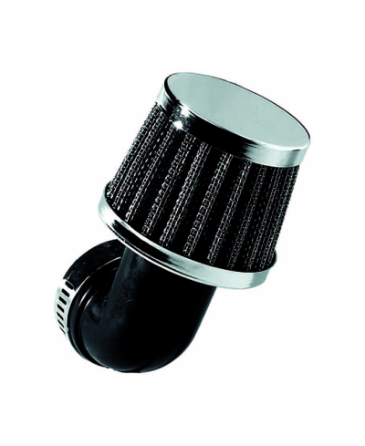FILTRE A AIR TUN'R PHBG CONIQUE KN COUDE 90° CHROME