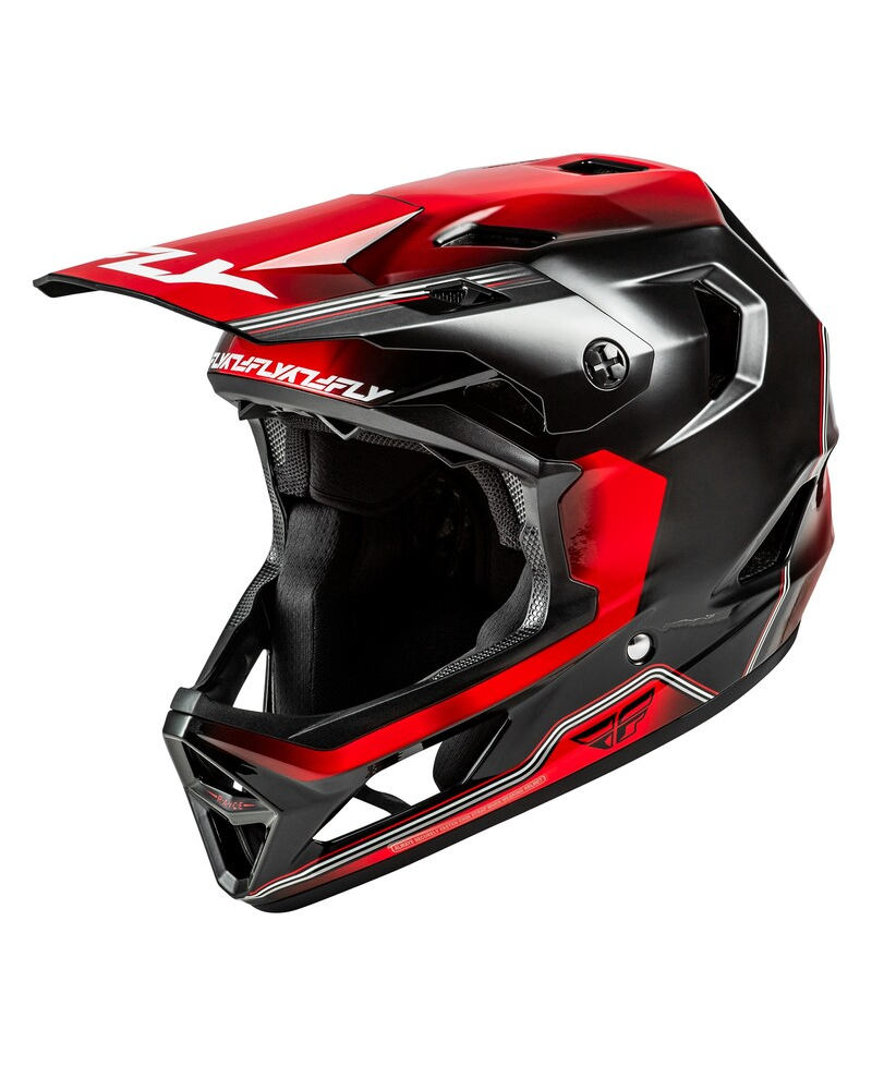 Casque enfant velo FLY RACING Rayce Repeat - noir/rouge - YL
