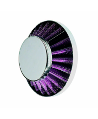 FILTRE A AIR TUN'R D28-35 KN SOUCOUPE DROIT CHROME