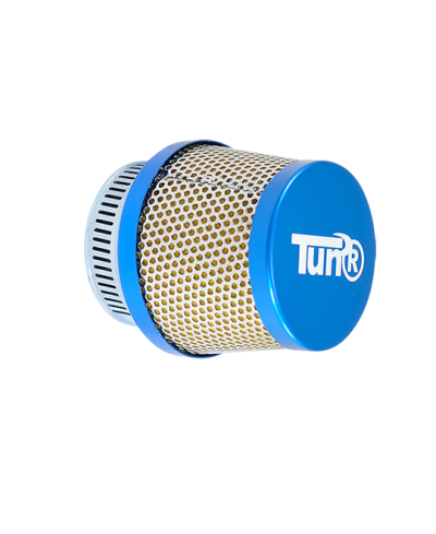 FILTRE A AIR TUN'R D28-35 CONIQUE GRILLE DROIT BLEU/CHROME