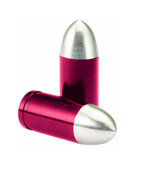 CAPUCHON/BOUCHON VALVE TUN'R OBUS LISSE ROUGE (X2)