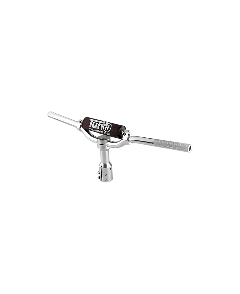 GUIDON SCOOTER TUN'R CROSS ADAPT. BOOSTER ALU ARGENT AVEC POTENCE
