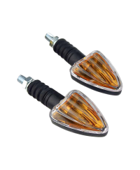 CLIGNOTANT TUN'R TRIANGLE F.COURTE NOIR/TRANSPARENT (PR) HOMOLOGUE CE