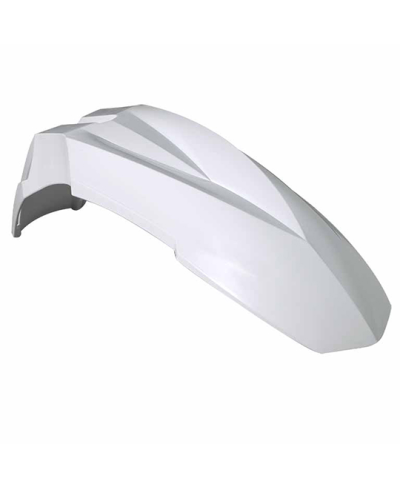 GARDE BOUE AV MECABOITE/MOTO UNIVERSEL TUN'R SUPER MOTARD BLANC