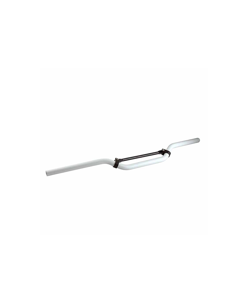 GUIDON MECABOITE/MOTO TUN'R CROSS ALU BLANC (L810 H 55)