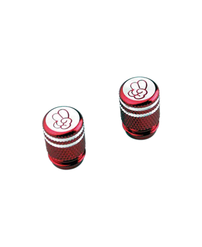 CAPUCHON/BOUCHON VALVE TUN'R TO COOL MOLETE ROUGE (X2)
