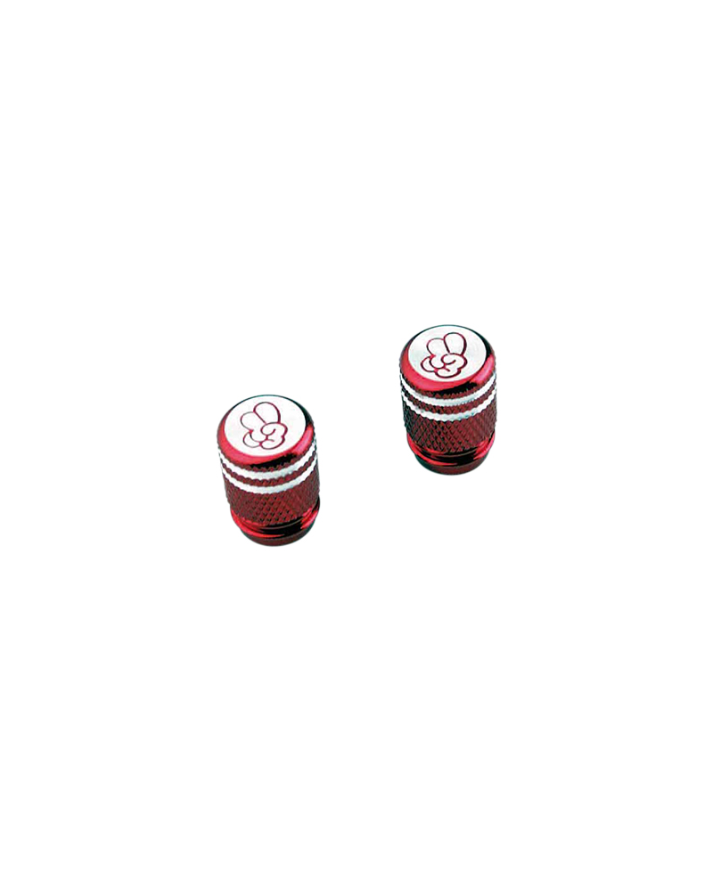 CAPUCHON/BOUCHON VALVE TUN'R TO COOL MOLETE ROUGE (X2)