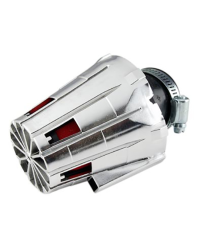 FILTRE A AIR TUN'R D28-35 E5 COUDE 45° CHROME