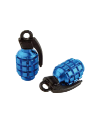 CAPUCHON/BOUCHON VALVE TUN'R GRENADE BLEU (X2)