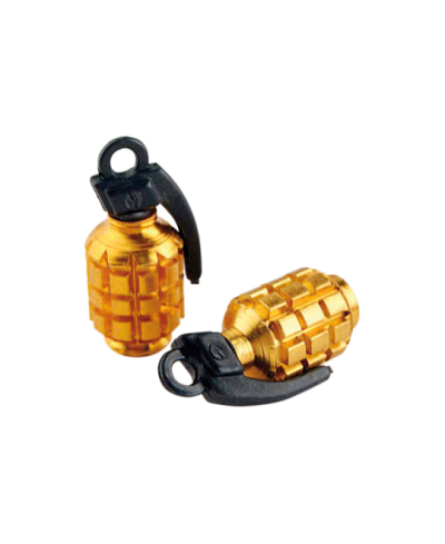 CAPUCHON/BOUCHON VALVE TUN'R GRENADE OR (X2)