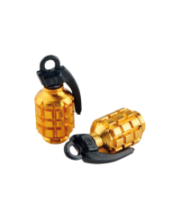 CAPUCHON/BOUCHON VALVE TUN'R GRENADE OR (X2)