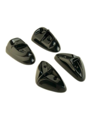 PROTECTION/PAD LATERALE SCOOTER TUN'R ADAPT. STUNT/SLIDER NOIR (X4) POUR CARROSSERIE TUN'R