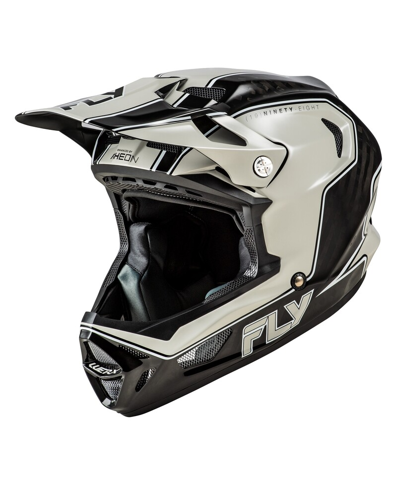Casque velo FLY RACING Werx-R Carbon Flow - noir/gris - S