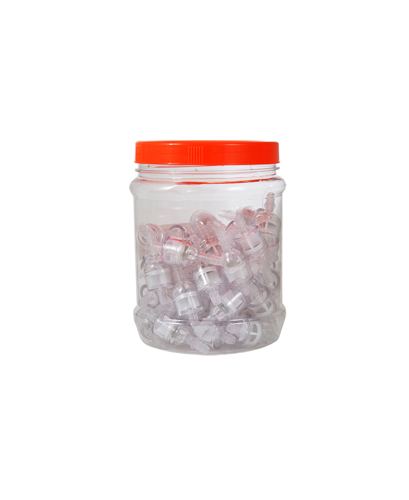 FILTRE ESSENCE TUN'R TRANSPARENT CYLINDRIQUE D6 (BOITE DE 50)