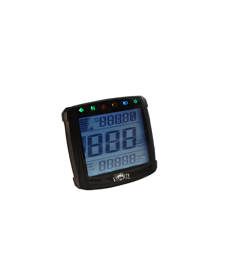 COMPTEUR SCOOTER/MECABOITE TUN'R DIGITAL MULTIFONCTIONS (AVEC SUPPORT UNIVERSEL)