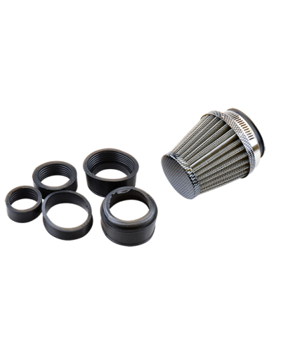 FILTRE A AIR TUN'R D28-35-42-45-46-47-48-49-50-52-53-54 CONIQUE KN GM DROIT CARBONE