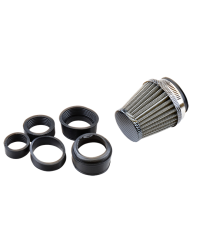 FILTRE A AIR TUN'R D28-35-42-45-46-47-48-49-50-52-53-54 CONIQUE KN GM DROIT CARBONE