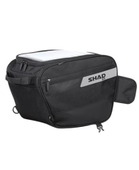 SACOCHE TUNNEL SCOOTER/MAXI SCOOTER SHAD - NOIR AVEC REFLECHISSANT - 27X26X38 CM